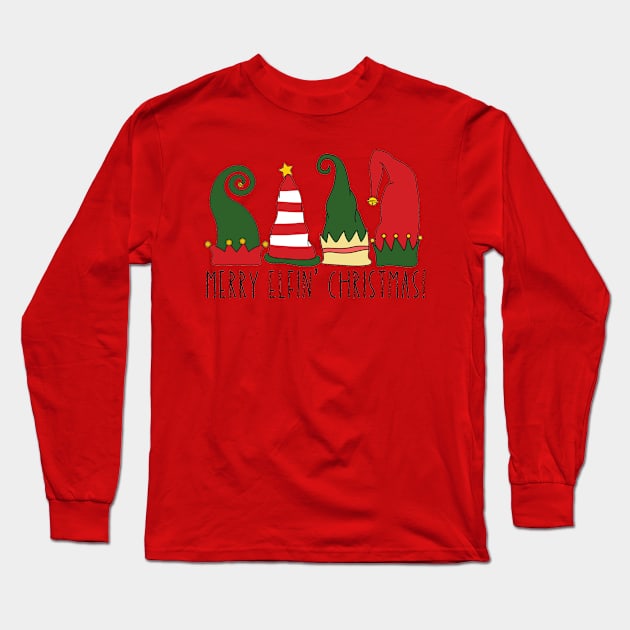 Merry Elfin' Christmas! Long Sleeve T-Shirt by Little Designer